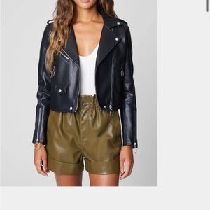 Black Leather Women's Jacket